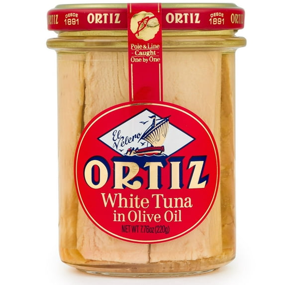 Ortiz White Tuna Loin in Olive Oil Jar