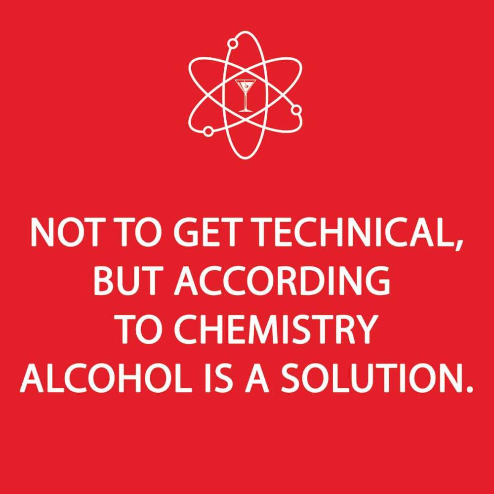 Funny “Alcohol Is a Solution” Cocktail Napkins