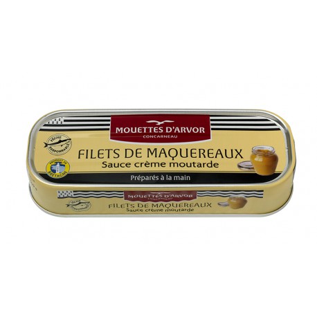 Mackerel Fillets in Mustard Cream Sauce