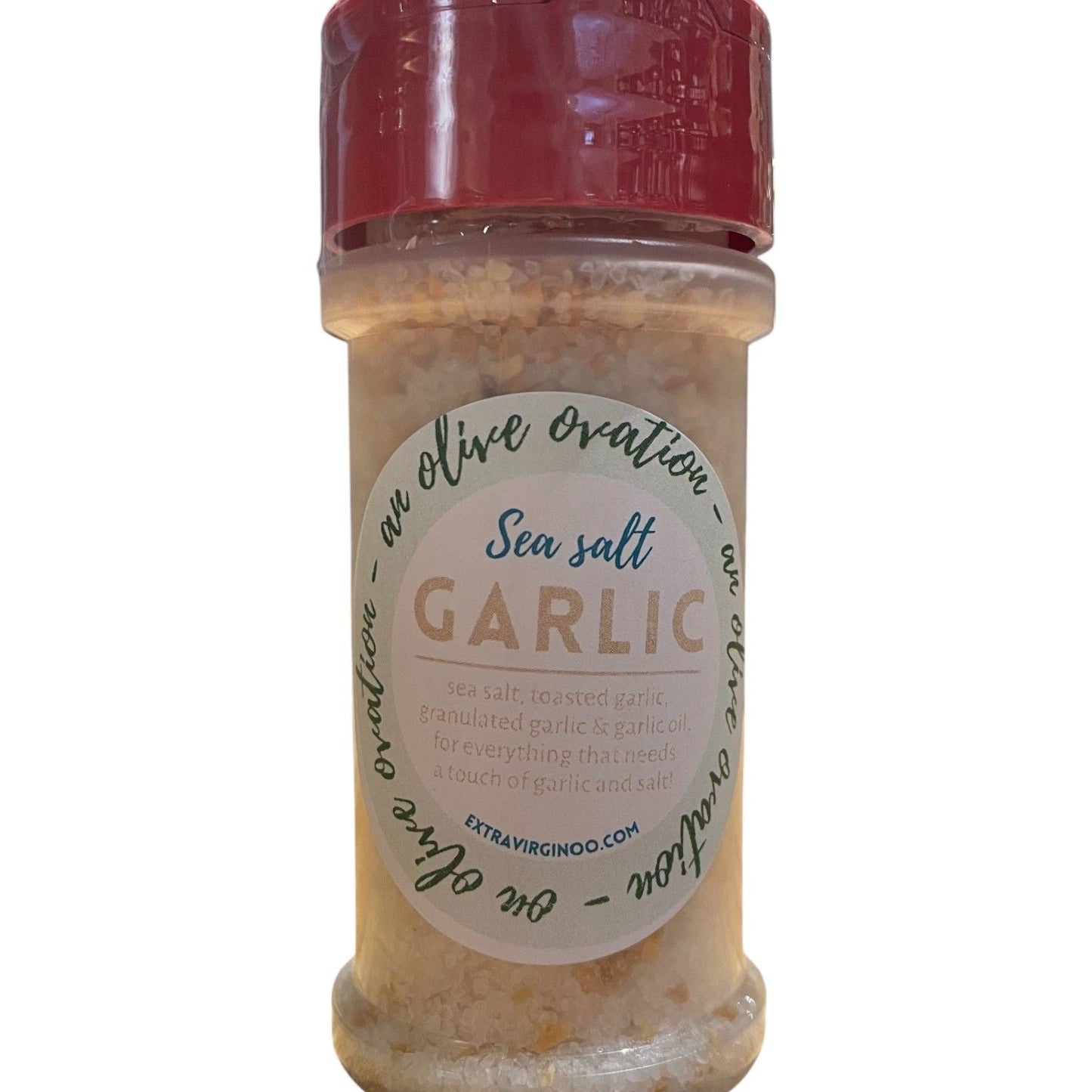 Garlic Salt Shaker - OO Salts and Seasonings - Olive Ovation