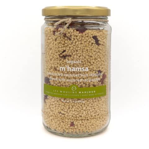 Les Moulins Mahjoub Organic M'hamsa Couscous with Peppers - Olive Ovation