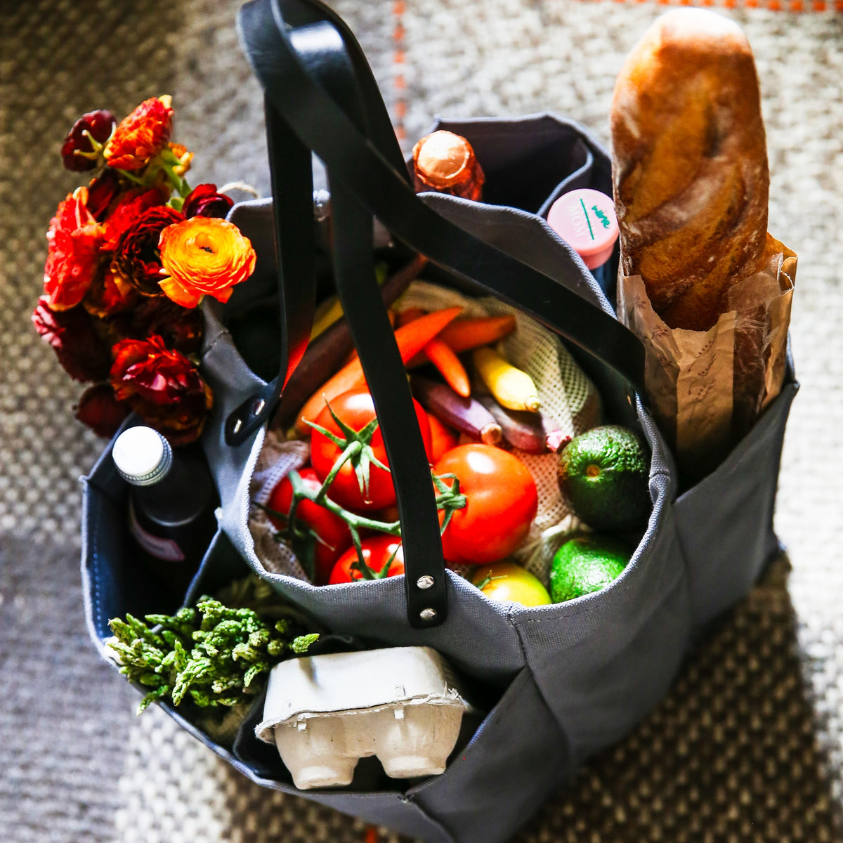 Heavy Canvas Market Tote Bag