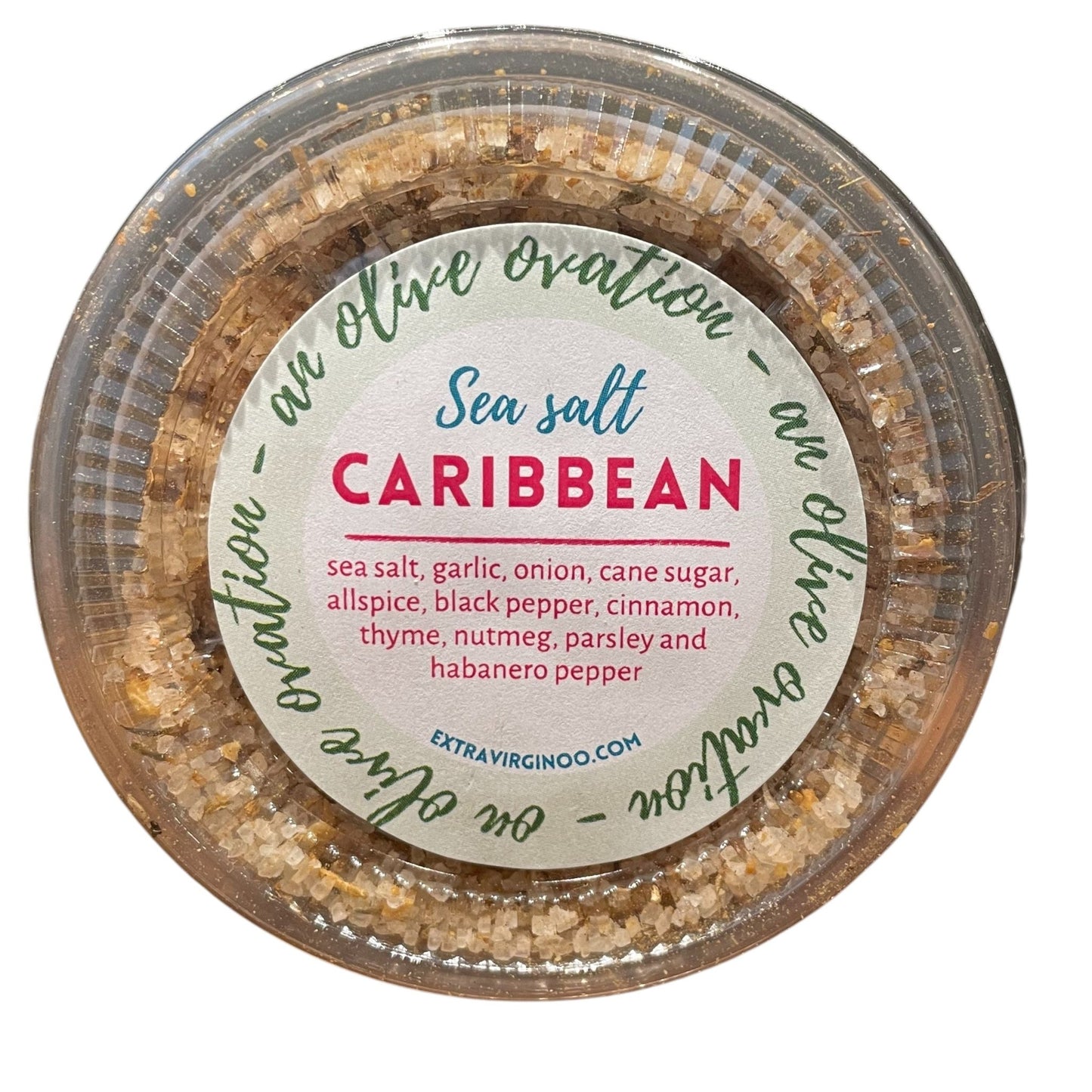 Caribbean Sea Salt Tub - OO Salts and Seasonings - Olive Ovation