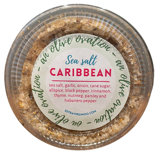 Caribbean Sea Salt Tub - OO Salts and Seasonings - Olive Ovation