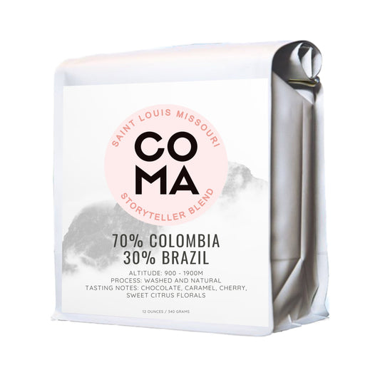 COMA Coffee Roasters Storyteller Blend Whole Bean Coffee - Olive Ovation