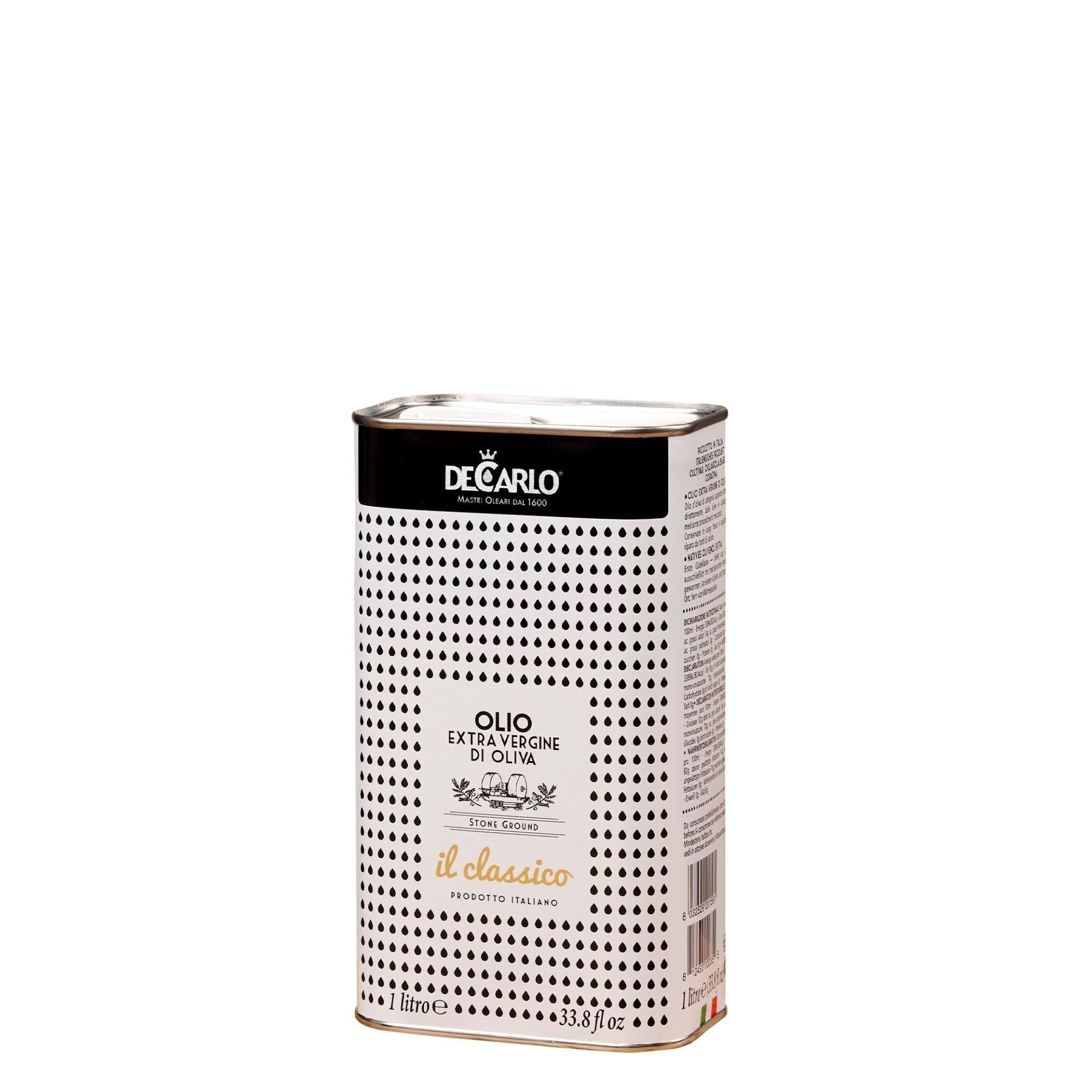 DeCarlo classico 1L - OO EVOO - Olive Ovation
