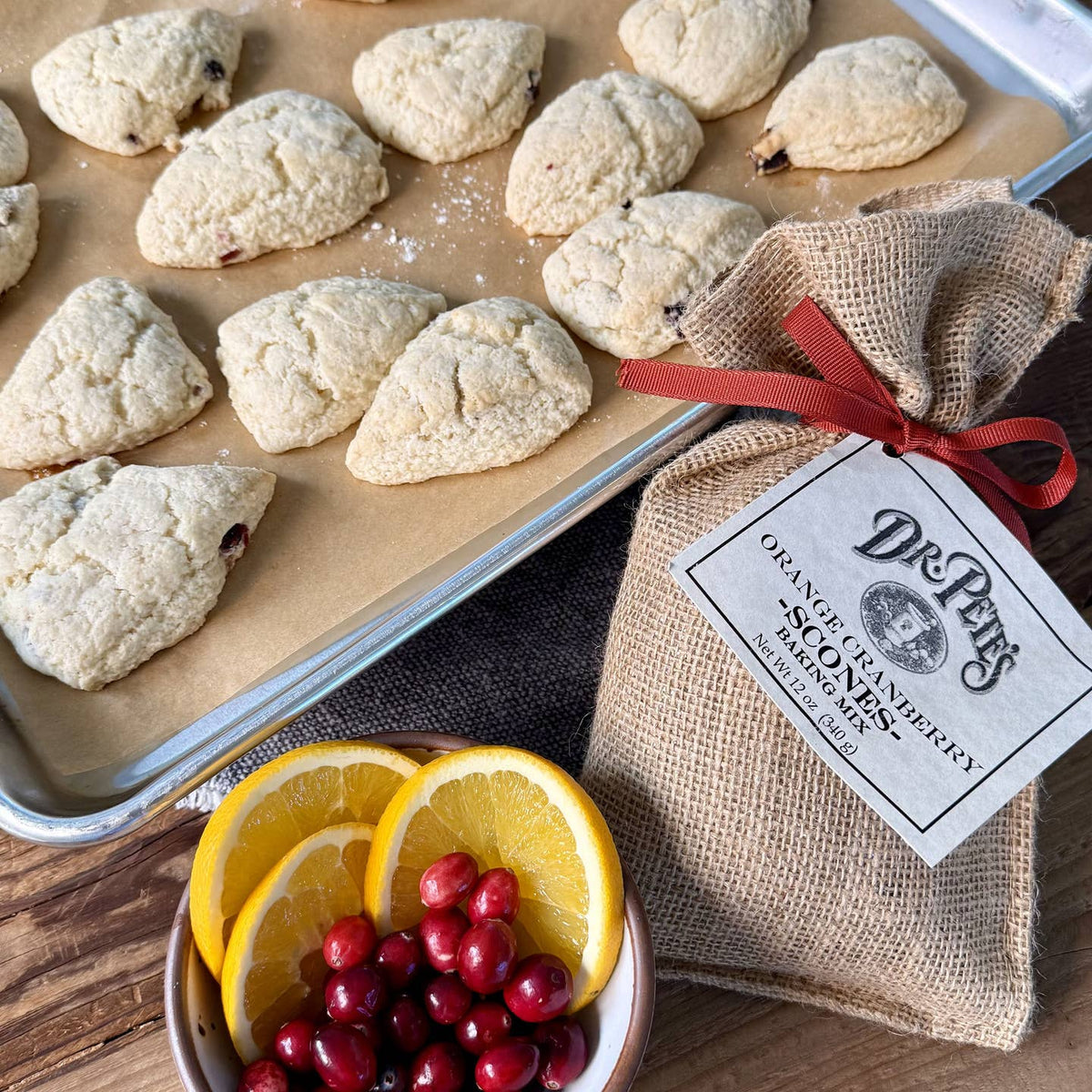 Dr. Pete's Orange Cranberry Scone Mix - Olive Ovation