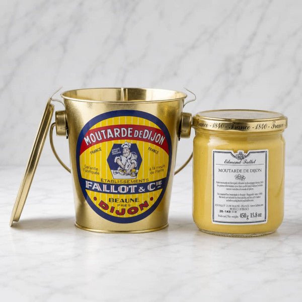 Edmond Fallot Dijon Mustard Jar in Pail - Olive Ovation