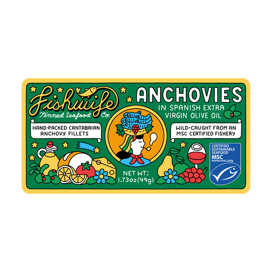 Fishwife Anchovies in Spanish Olive Oil - OO Fish - Olive Ovation