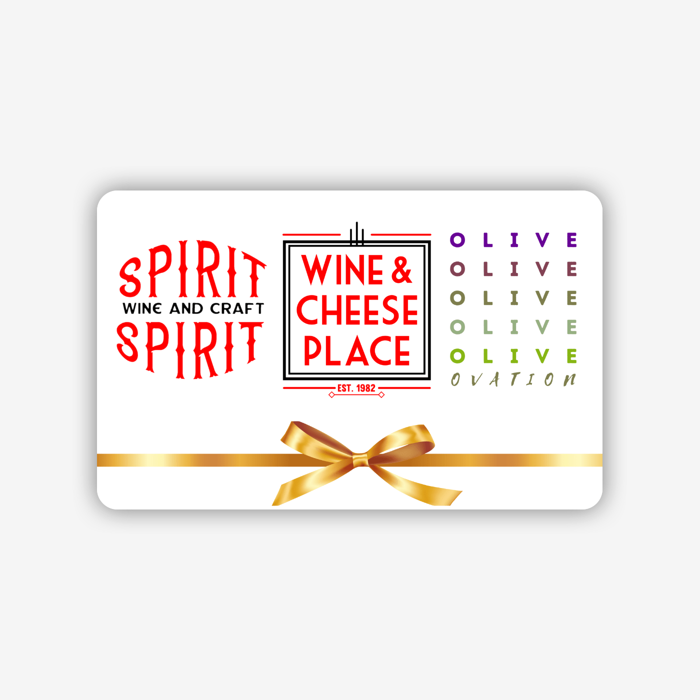 Gift card - Gift Cards - Olive Ovation