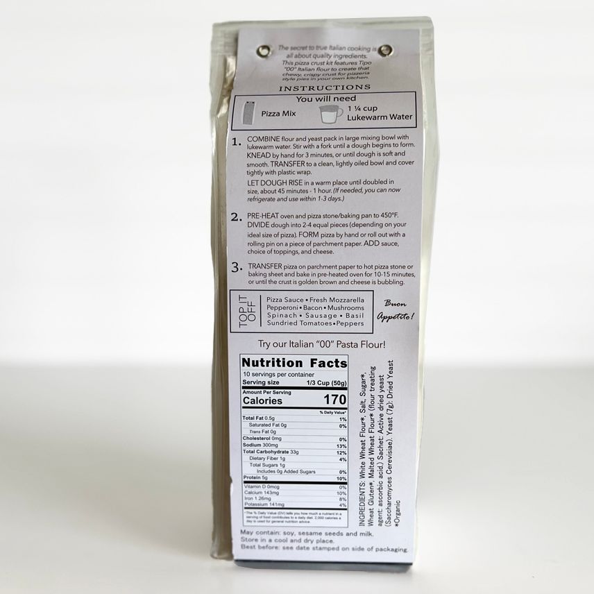 Italian "00" Pizza Crust Kit 500g - Pizza Flour - Olive Ovation