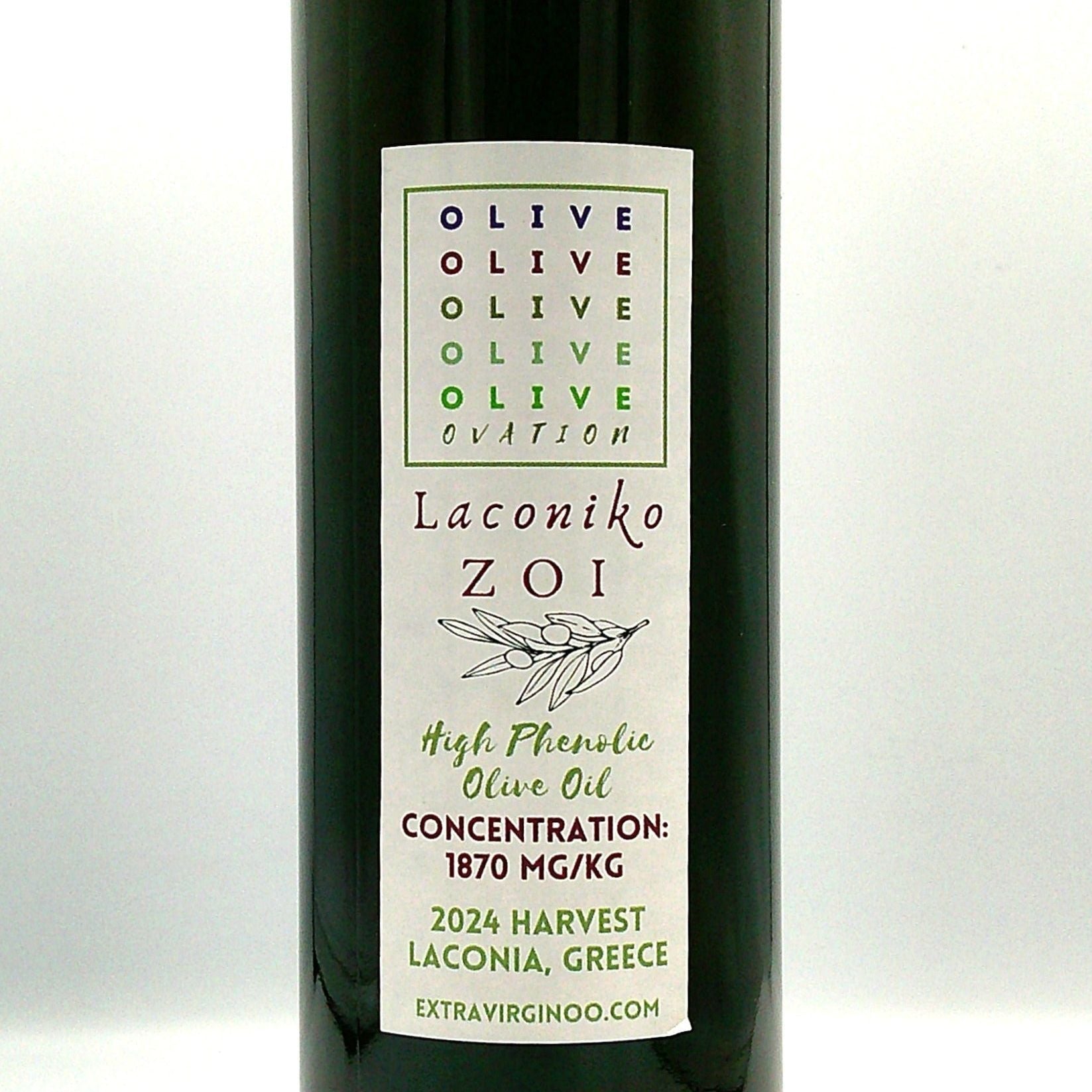 Laconiko Zoi 500ml - OO EVOO - Olive Ovation