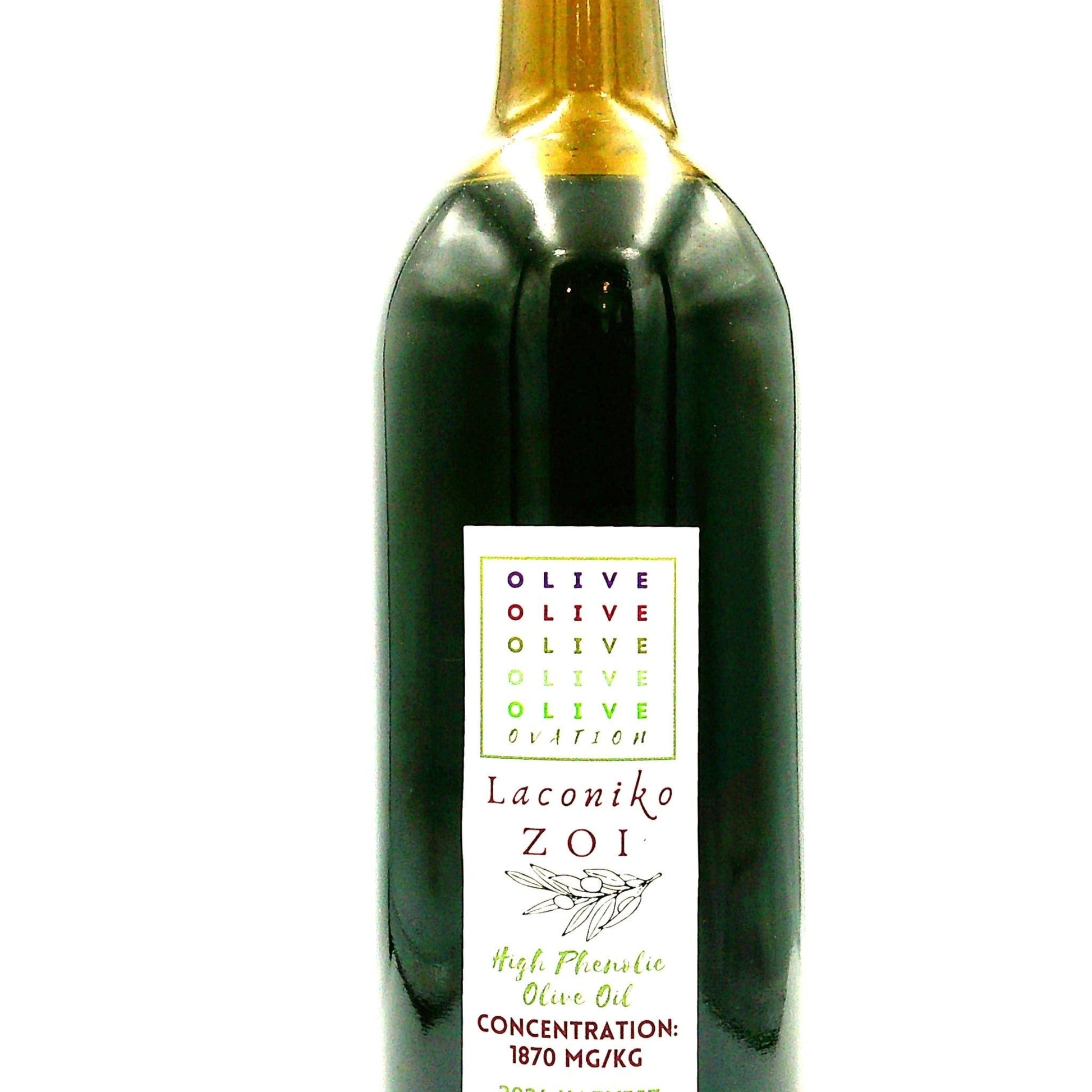 Laconiko Zoi 750ml - OO EVOO - Olive Ovation