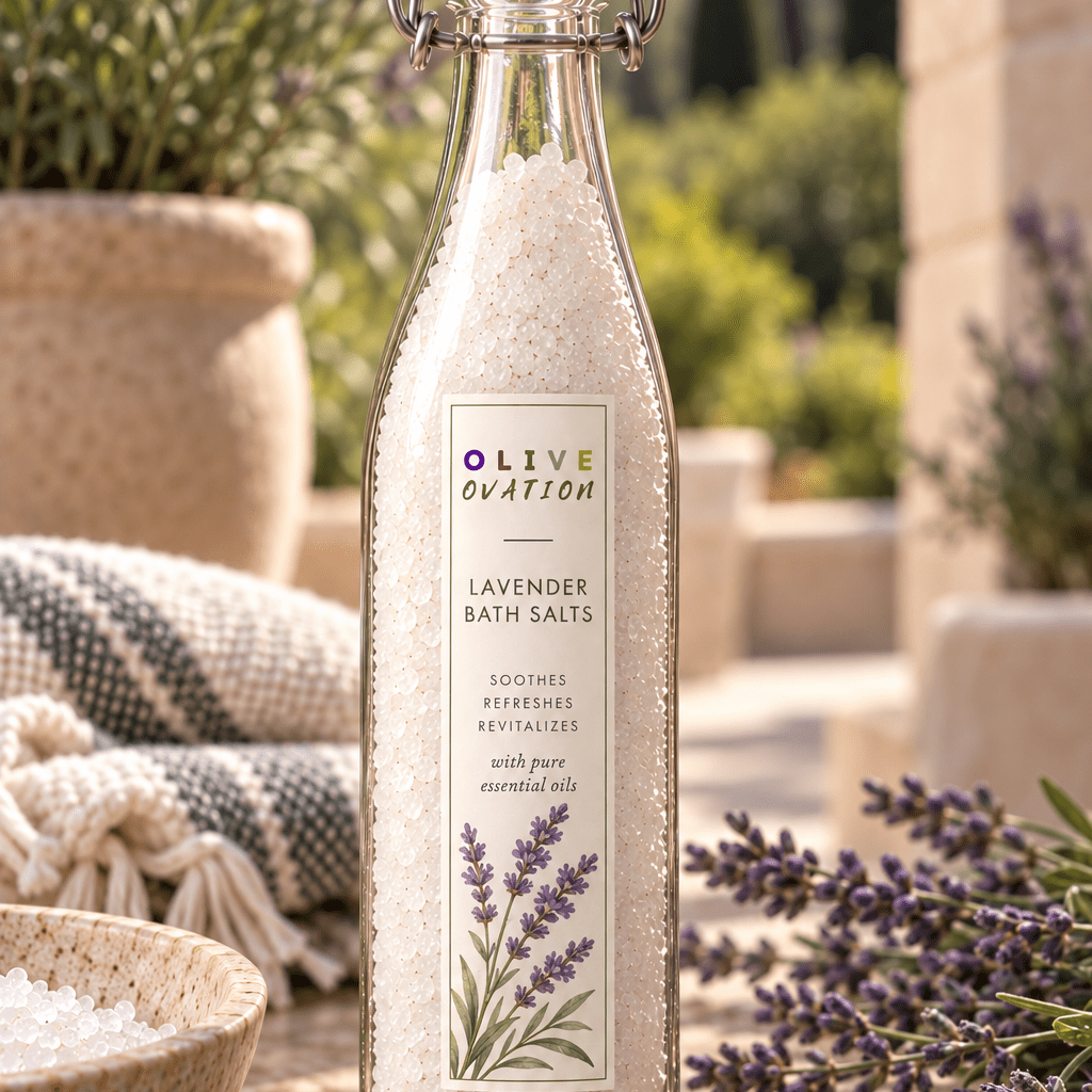 Lavender Dead Sea Bath Salts - Olive Ovation