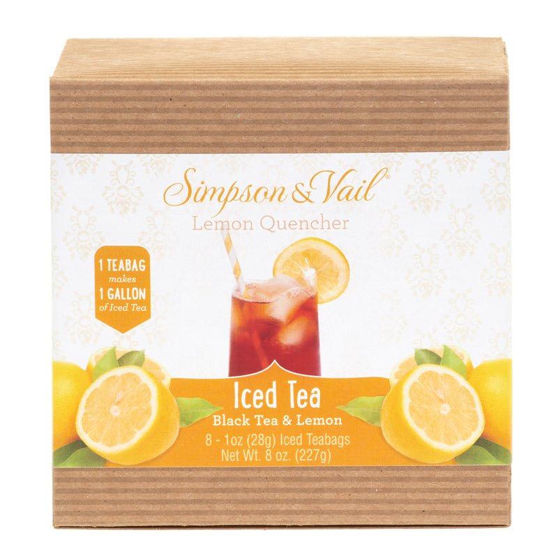 Lemon Quencher Black Iced Tea Bags - Olive Ovation
