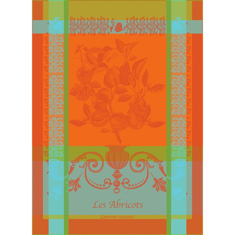 Les Abricots Orange Kitchen Towel - Olive Ovation