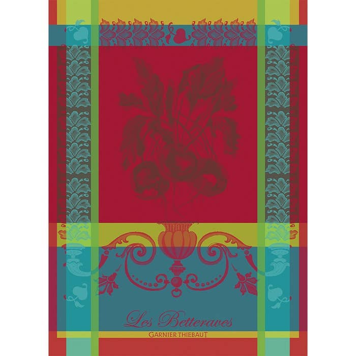 Les Betteraves Kitchen Towel - Olive Ovation