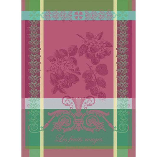 Les Fruits Rouges Framboise Kitchen Towel - Olive Ovation