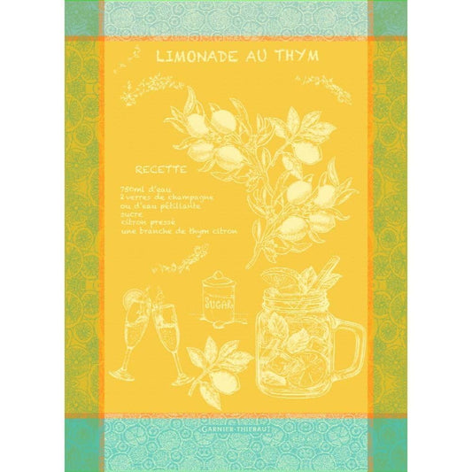 Limonade Au Thym Soleil Kitchen Towel - Olive Ovation