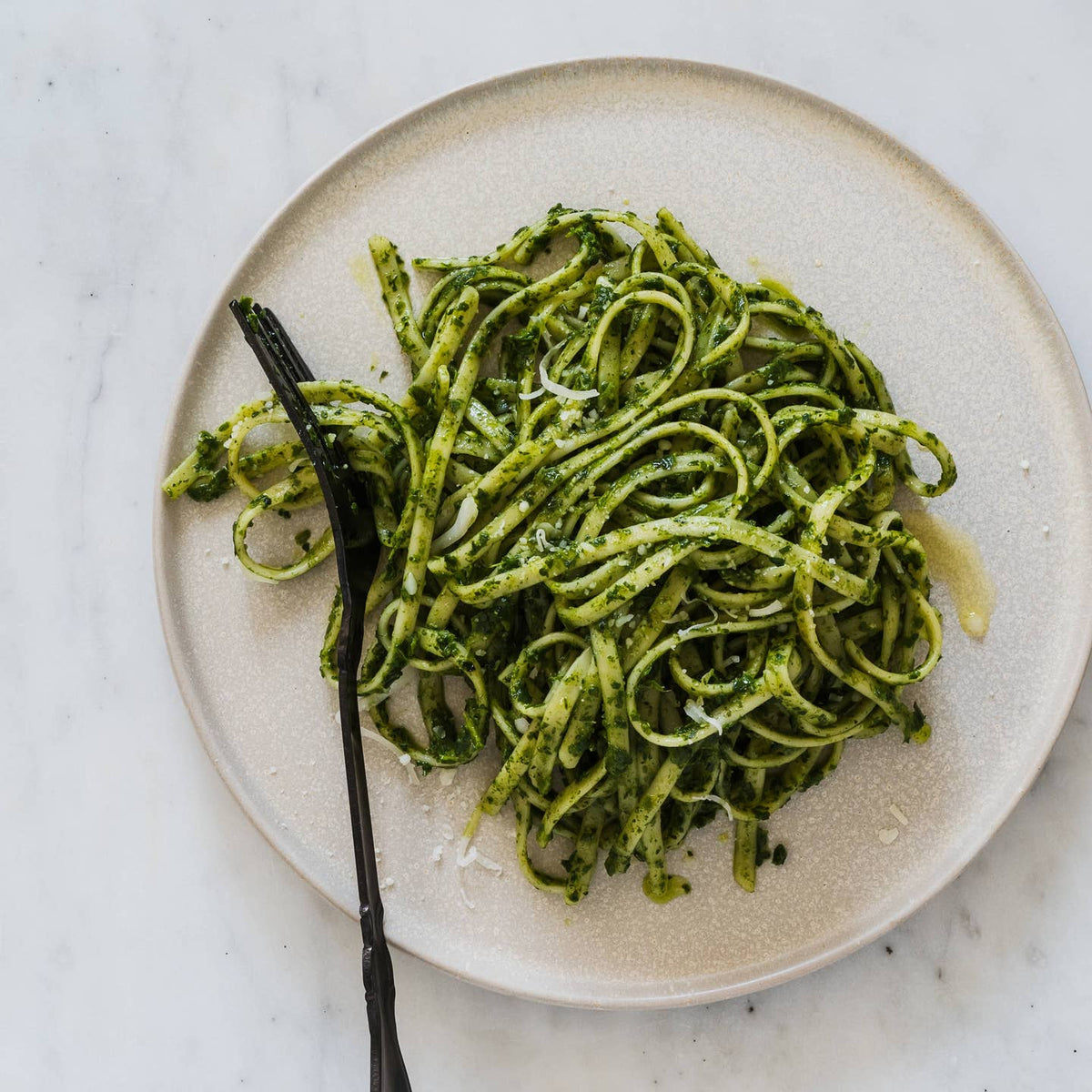 Morelli Garlic Basil Linguine 8.8oz - Olive Ovation