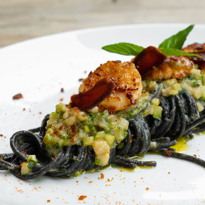 Morelli Squid Ink Linguine 8.8oz - Olive Ovation