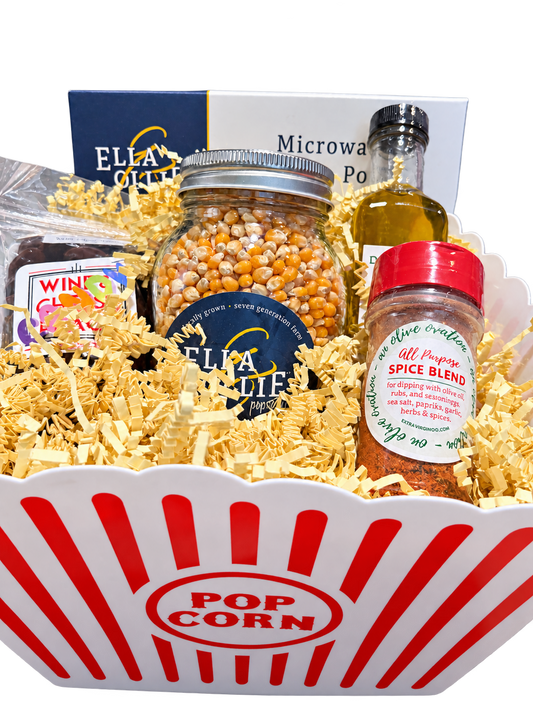 Night at the Movies Popcorn Basket - Olive Ovation