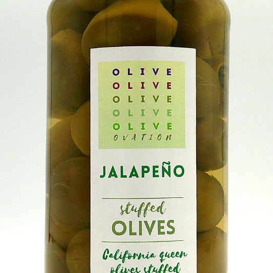 Olive Ovation Jalapeno Olives - OO Olives - Olive Ovation