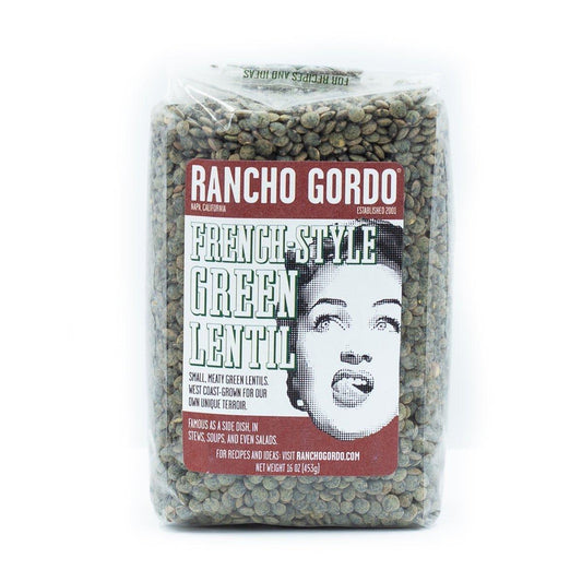 Rancho Gordo French Green Lentils - OO Pasta Beans and Grains - Olive Ovation