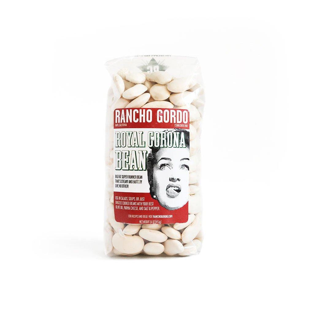 Rancho Gordo Royal Corona Beans - OO Pasta Beans and Grains - Olive Ovation