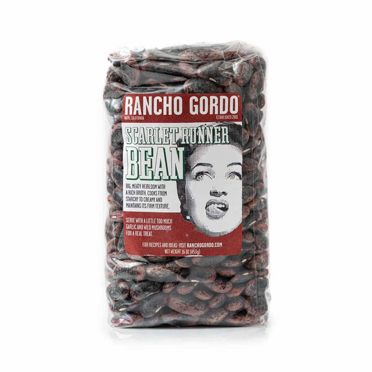 Rancho Gordo Scarlet Runner Bean - OO Pasta Beans and Grains - Olive Ovation