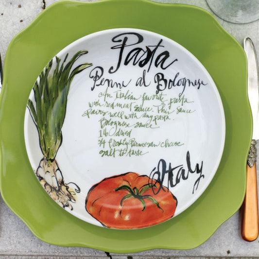 Rosanna Pasta Italiana Bowls, Set of 4 - Olive Ovation