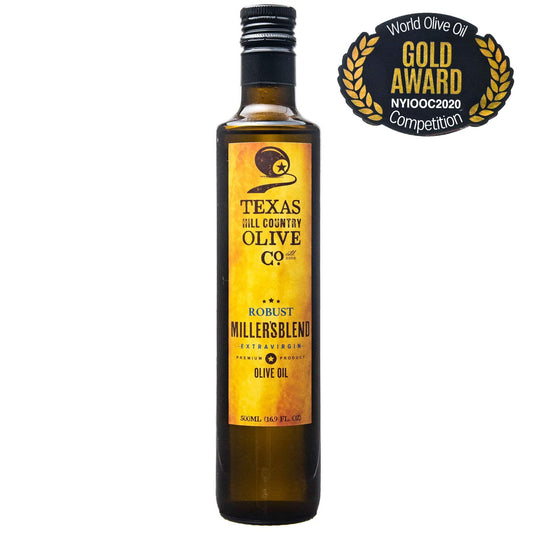 Texas Miller's Blend Extra Virgin Olive Oil 500ml - Olive Ovation