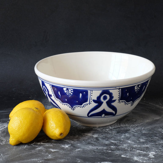 Tunisian Nigella Large Bowl - Olive Ovation