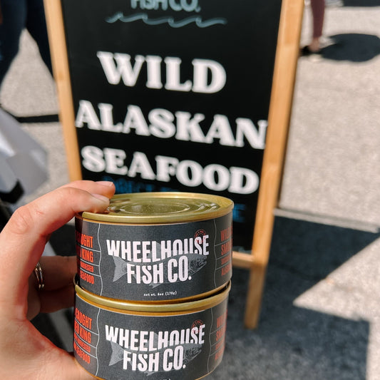 Wheelhouse Fish Tinned King Salmon - OO Fish - Olive Ovation