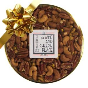 Wine & Cheese Place Roasted Nut Gift Round - Olive Ovation